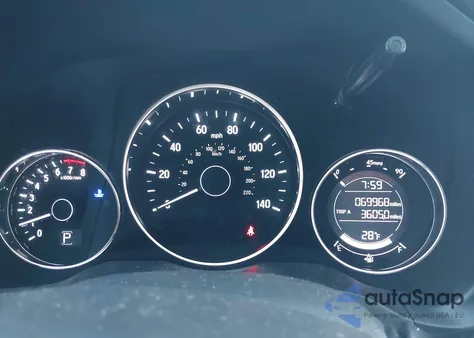 2016 Honda Hr-V Ex-L из США, поврежденный, VIN 3CZRU6H76GM724549